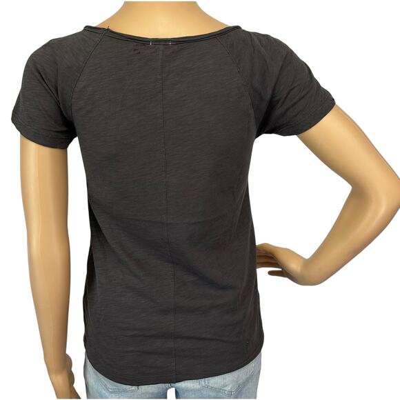 2/$30 J. Crew Embellished Jeweled Beaded Applique Top Gray 27742 Size XS - Picture 5 of 13